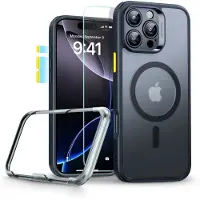 ESR Classic Pro Set Halolock MagSafe-etui til iPhone 16 Pro - sort