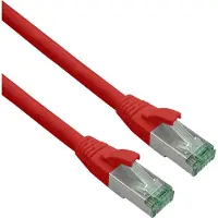 Helos patchkabel Cat 6a Superflex S/FTP Cat 7 raw kabel rød 30m AWG26/7 GHMT