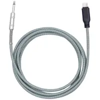 24hShop Lydkabel 6,35 mm han til USB-C - 1 m