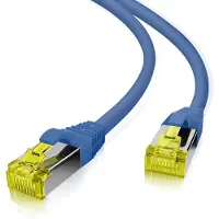 Helos patchkabel Cat 6a Superflex S/FTP RJ45 blå 30m AWG27/7 GHMT