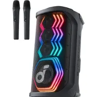 Anker Soundcore Rave 3S - Festhøjttaler - til transportabel brug - trådløs - Bluetooth - App-kontrolleret - 200 Watt - 2-vejs
