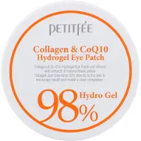 Petitfee , Kollagen & CoQ10 Hydrogel Øjenpatch, 60 Patches, 1,4 g Hver