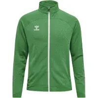 Hummel Sportssweatjakke 'Lead' grøn / sort / hvid
