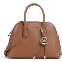 Michael Kors Håndtaske 'Sac à main Cuir Freddie Moyen Dôme Cognac' brun