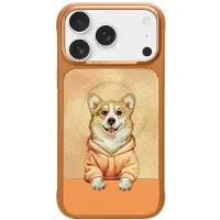 Nimmy Gentle Pets Series Dog MagSafe-etui til iPhone 17 Pro - orange