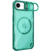NILLKIN Iceblade Prop Magnetisk etui med stander til iPhone 16e - Grøn