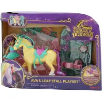 Unicorn Academy Ava & Leaf Stall Playset