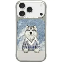 Nimmy Gentle Pets Series Dog MagSafe-etui til iPhone 17 Pro Max - grå