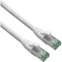 Helos patchkabel Cat 6a Superflex S/FTP Cat 7 raw kabel hvid 20m AWG26/7 GHMT