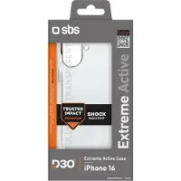 SBS TED3OCOVIP1661, Cover, Apple, iPhone 16, 15,5 cm (6.1), Transparent