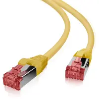 Helos patchkabel Cat 6 S/FTP RJ45 gul 30m AWG27/7 LSZH GHMT
