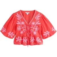 Next Bluse lys pink / rød