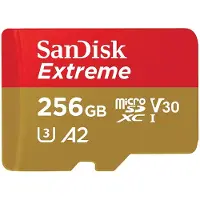 SanDisk Hukommelseskort Extreme microSDXC - 256GB