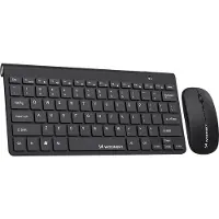 Wozinsky Wireless Keyboard + Compact Mouse Set - Black (US International ISO) - US International - Sort
