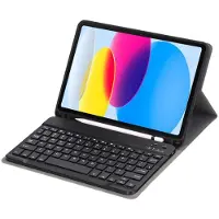 24.Se Tastaturetui med stativ til iPad 10-Gen 10.9 2022 - Sort