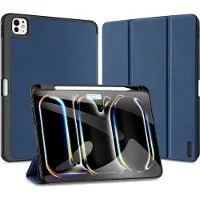 DUX Domo Xiaomi Pad 6/Pad 6 Pro Tri-Fold Smart Folio Cover - Blå