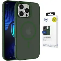 3mk Protection 3mk Smoke MagCase til iPhone 16 Pro Max - Grøn-translucent