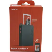 Fujifilm instax mini Link+, 2.4 x 1.8 (6.2x4.6 cm), Bluetooth, Sort