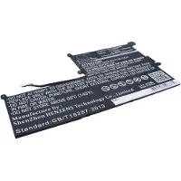 123accu Batteri til notebook, bærbar computer til Lenovo Chromebook N20P, Chromebook 11.6 og andre