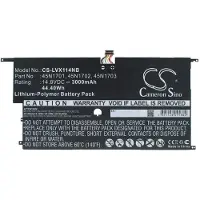 123accu Batteri til notebook, bærbar computer til Lenovo ThinkPad X1 Carbon 14, 20A7, 20A8 og andre.