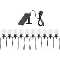 Tarmo LED-loop med solcelledrevne kugler og USB-opladning