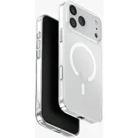 Uniq Airsuit-etui til iPhone 17 Pro Max Magclick-opladning - gennemsigtig