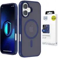 3mk Protection 3mk Smoke MagCase til iPhone 17 - Blå-translucent