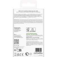 Puro TPE 20W USB-C - Lightning-kabel 3m - Hvid