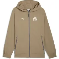 Puma Olympique de Marseille PUMATECH Woven Jacket Men, Clothing, Velvet Moss/Golden Fog, S