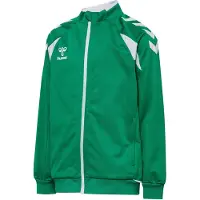 Hummel Sportssweatjakke 'Core 2.0' græsgrøn / hvid