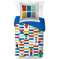 Licens LEGO sengetøj - 100% bomuld - Junior sengetøj 100x140 cm - LEGO klodser