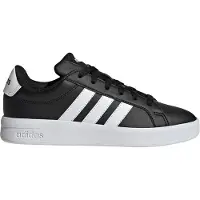 Adidas Sko - Grand Court 3.0 J - CBLACK/FTWWHT/FTWWH - - 37 1/3 - Sko