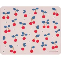 A Little Lovely Company Dækkeserviet - Vinyl - Cherries - - OneSize - Dækkeserviet