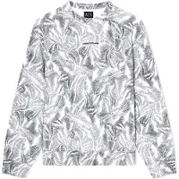 Armani Exchange A|X Armani Exchangetil mænd. XM002381AF24635F1146 Beige French Terry sweatshirt (L), Casual, Bomuld