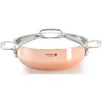 De Buyer Stål Prima Matera Kobber/buet Gryde 28 Cm
