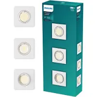 Philips 30426 Gu10 9 X 9 Cm Loft Spots 3 Enheder