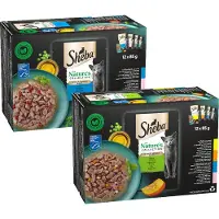 Sheba Nature's Collection i sauce 96 x 85 g - Fisch Variation (Thunfisch, Lachs, Kabeljau, Hochseefisch)