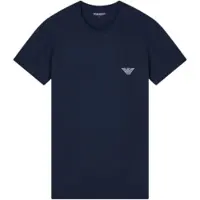 Emporio Armani Emporio Armanitil mænd. EM000375_AF18890 Megalogo marineblå t-shirt (XL), Casual, Bomuld, Korte ærmer