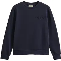Gant Ganttil kvinder. 4202586 Tonal Shield Sweatshirt Marineblå (S), Casual, Bomuld