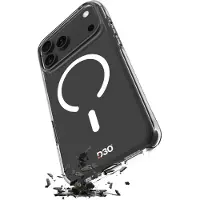 Puro Impact Clear D3O TPU+PC-etui kompatibelt med MagSafe til iPhone 17 Pro - Transparent