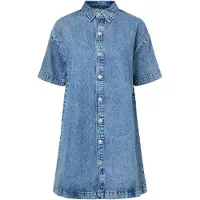 Pieces Blusekjole 'PCSky' blue denim