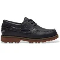 Timberland Timberlandunisex til børn. TB0A2A5FEP81 Nautiske sko i læder Authentic marineblå (28), Fast, Blonder, Casual, børnetøj