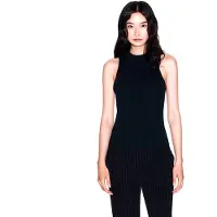 Armani Exchange A|X Armani Exchangetil kvinder. XW001884AF10352UC001 Top Glat sort (M), Casual, Viscose, Uden ærmer/stropper