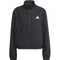 Adidas Train Essentials 3 Stripes Woven Warm Up Sweatshirt Med Lynlås