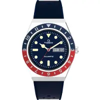 Timex TW2V32100 Q Blå/Gummi Ø38 mm