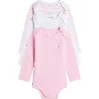 Tommy Hilfiger Gaveæske - Body l/æ - 3-pak - Classic Pink - - 1½ år (86) - Body L/Æ