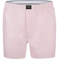 Steppin' Out boxershorts i lyserød oxford Lyserød måle