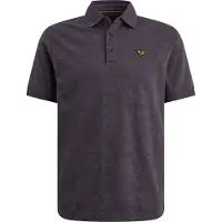 PME Legend Poloshirt Jacquard Jersey Graphite Blue Blå Mørkeblå måle