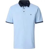 Casamoda Polo Piqué Contrast Blå Lyseblå måle