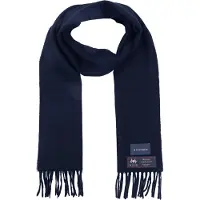 Suitable tørklæde i merinould navy Mørkeblå